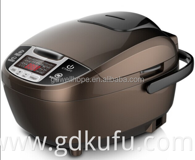 Voice assist LCD commercial rice cooker, multi cooker with ceramic co